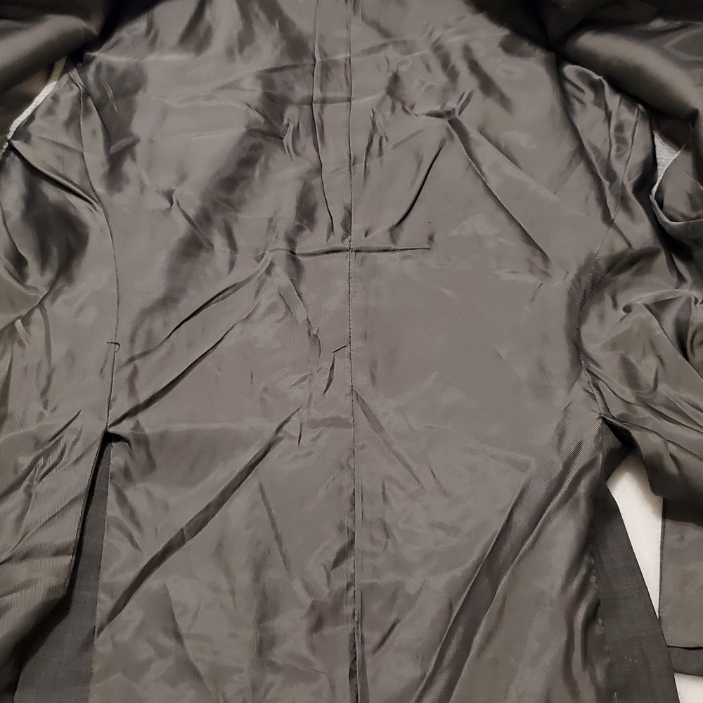 Calvin Klein Charcoal Blazer Suit Coat - Picture 3 of 11